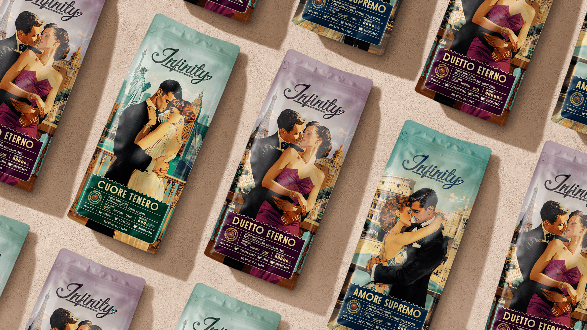Design concept  Italian coffee