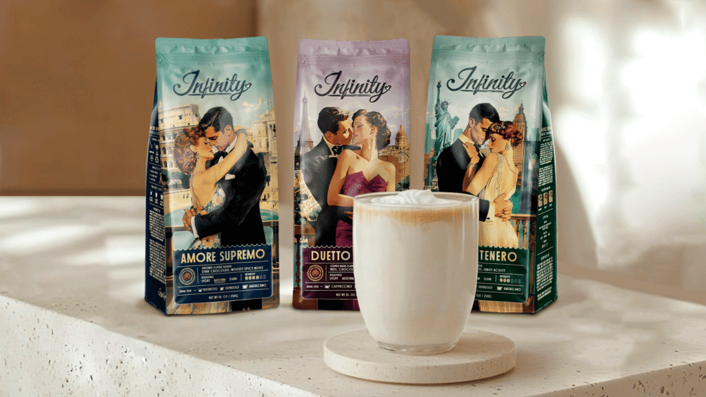 Design concept  Italian coffee