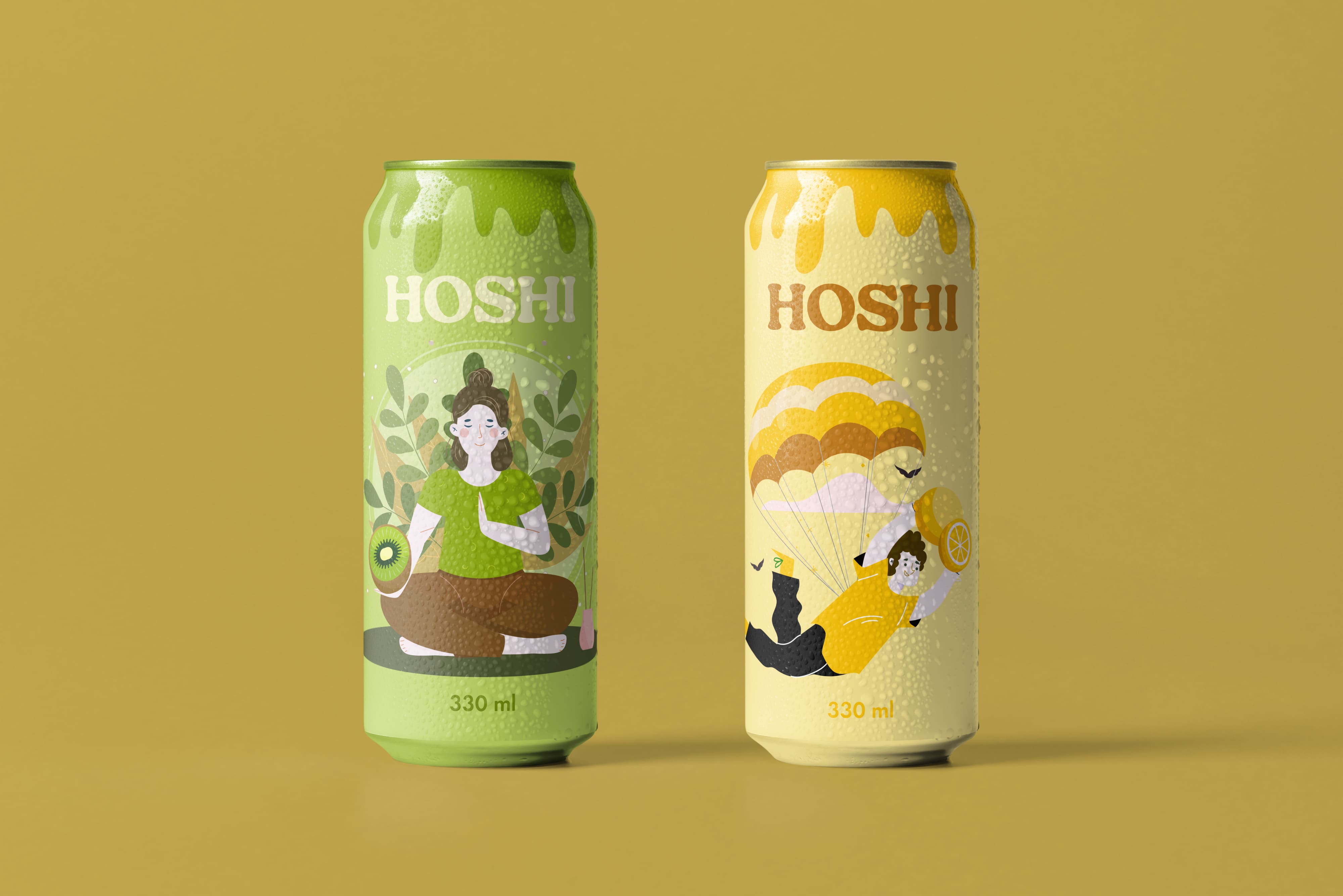 HOSHI – Fruit Juice Can Design