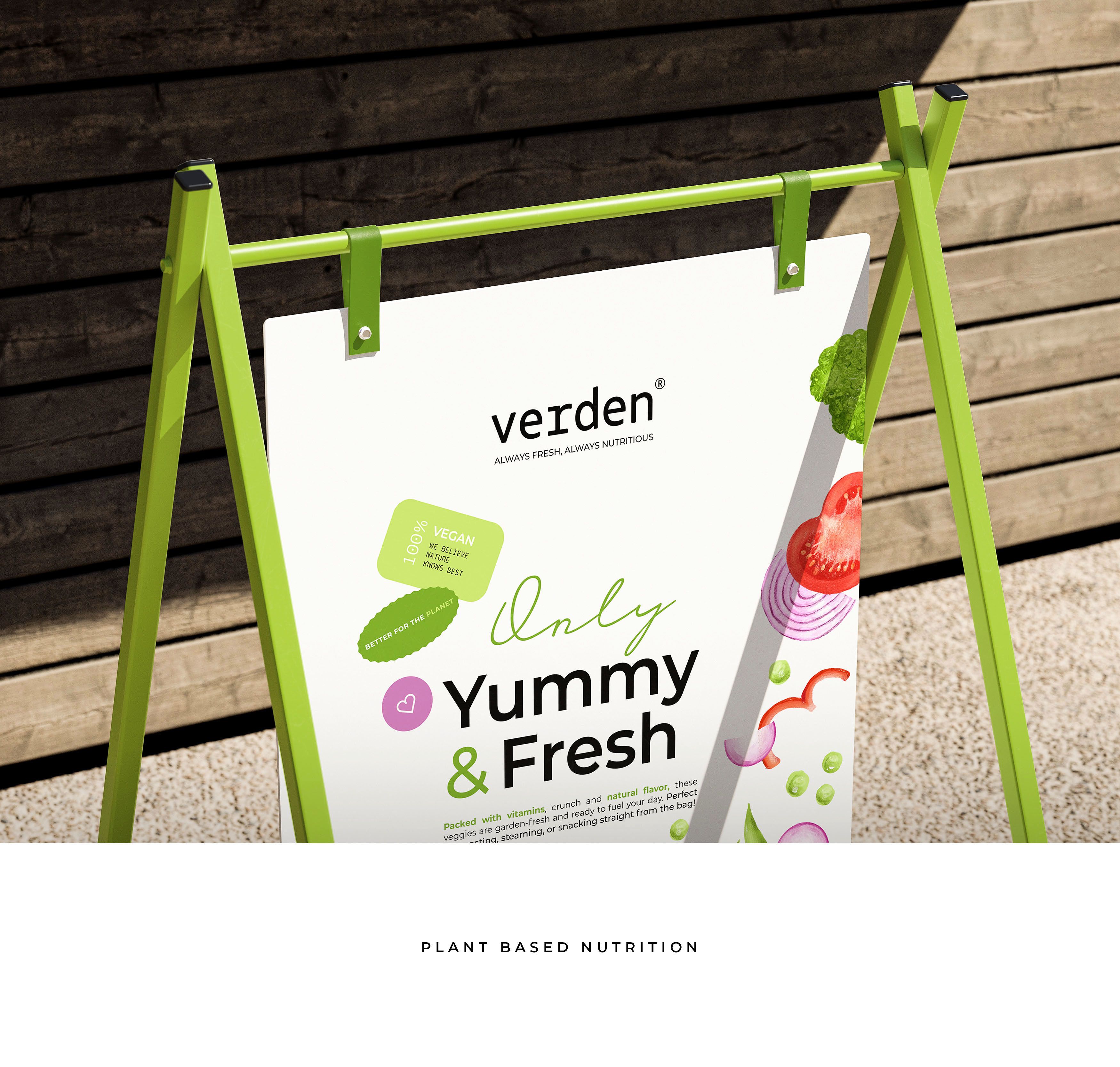 “VERDEN” packaging for veggies