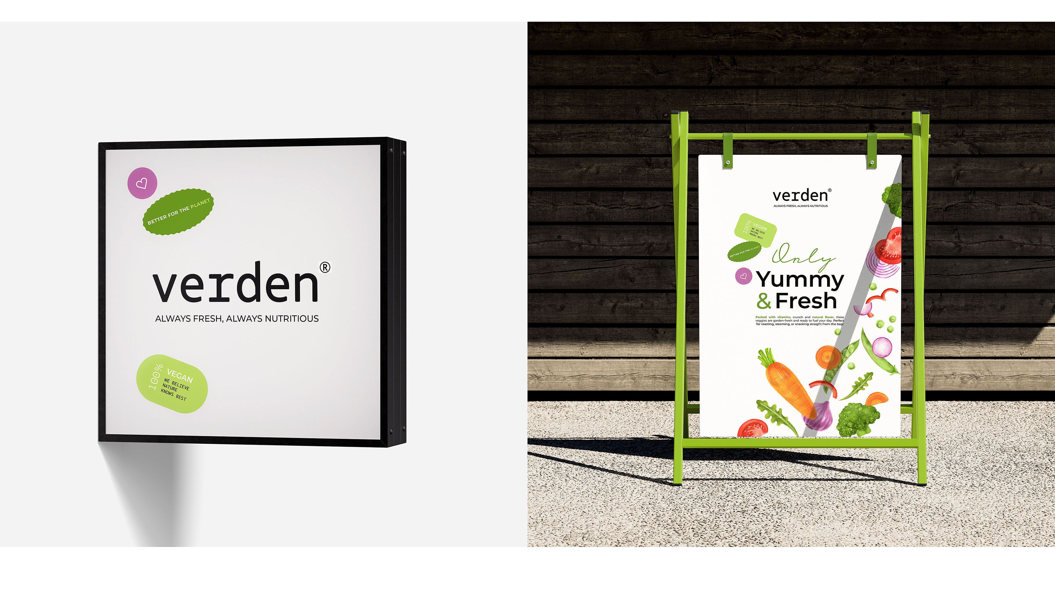 “VERDEN” packaging for veggies