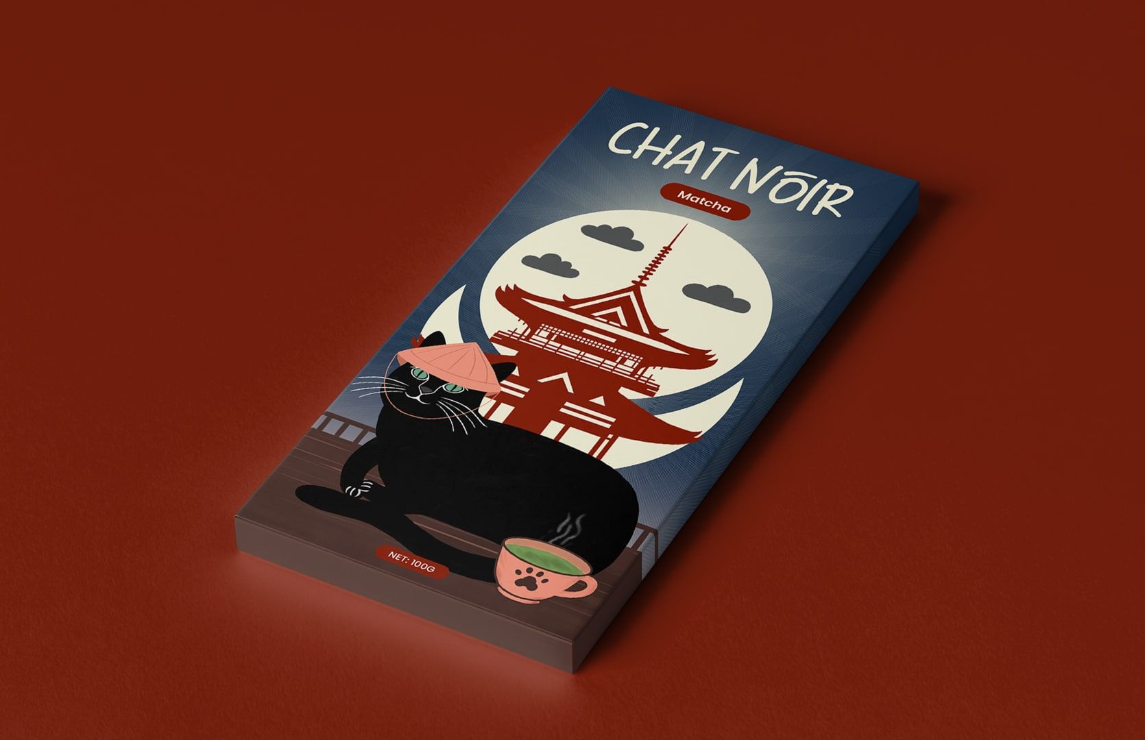 CHAT NOIR – Chocolate bar design