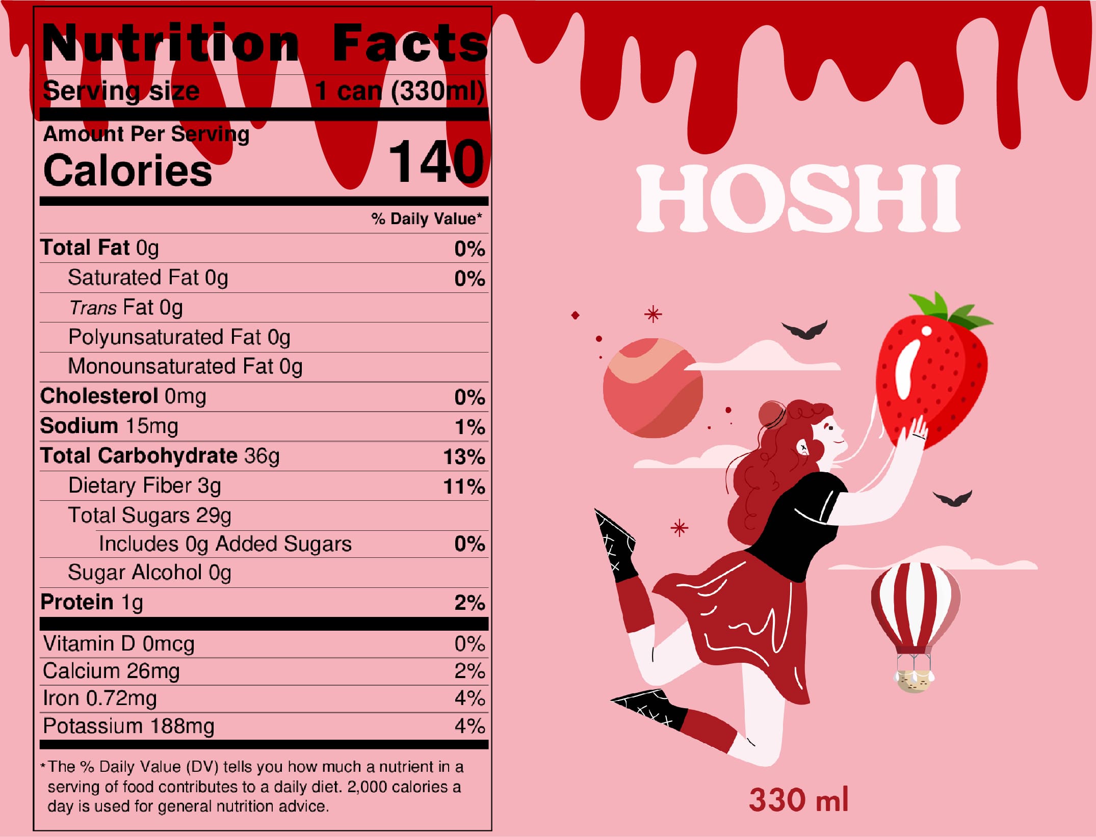 HOSHI – Fruit Juice Can Design