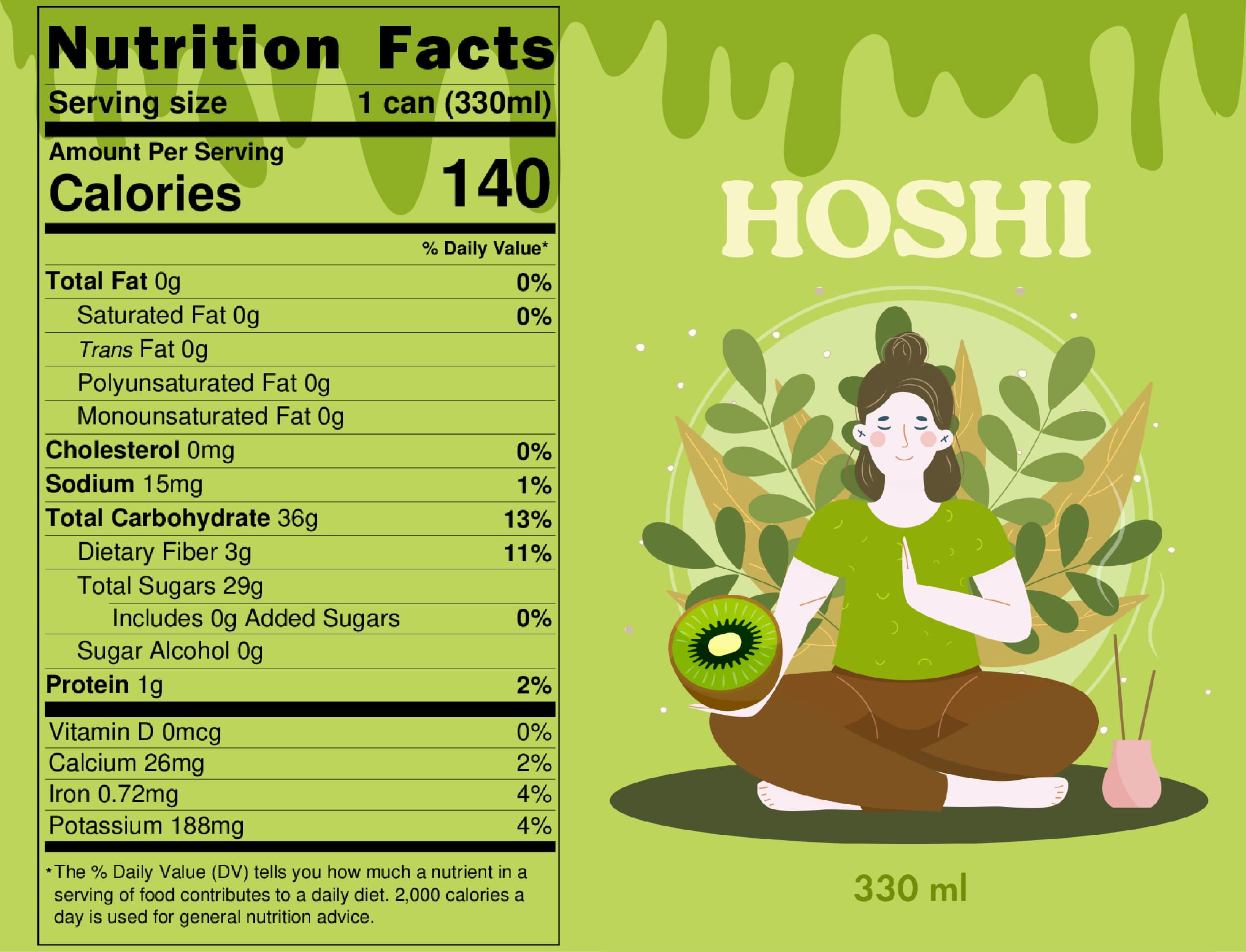 HOSHI – Fruit Juice Can Design