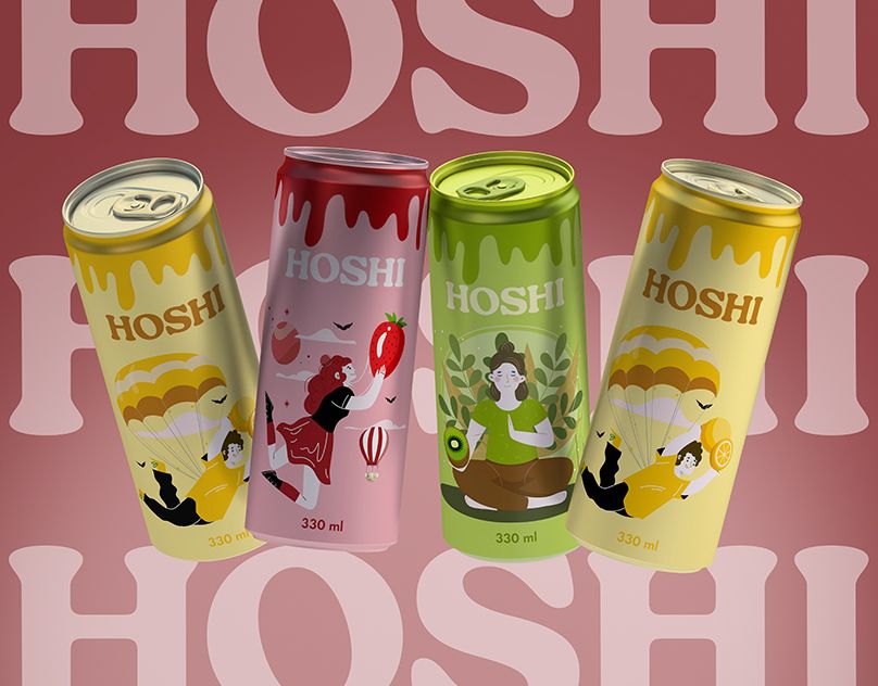 HOSHI – Fruit Juice Can Design