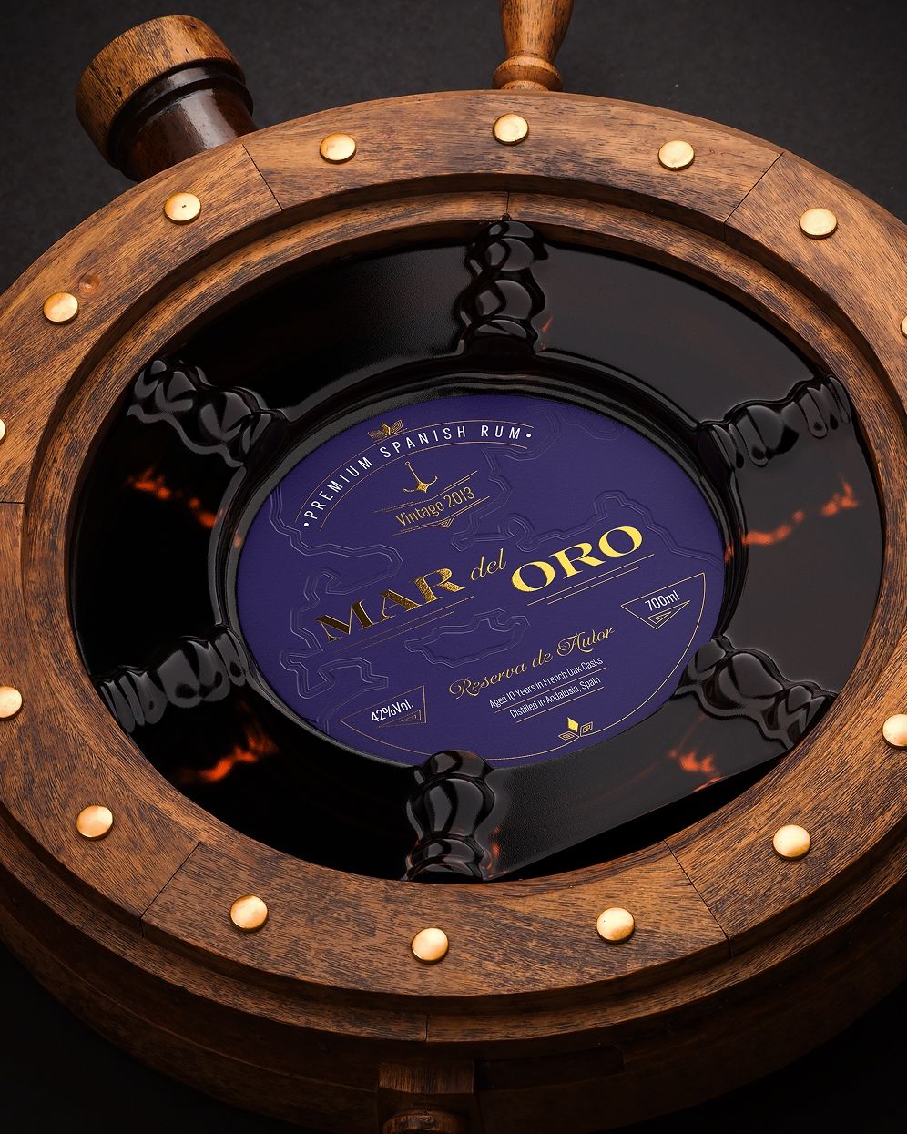 Packaging for a Collectible Rum