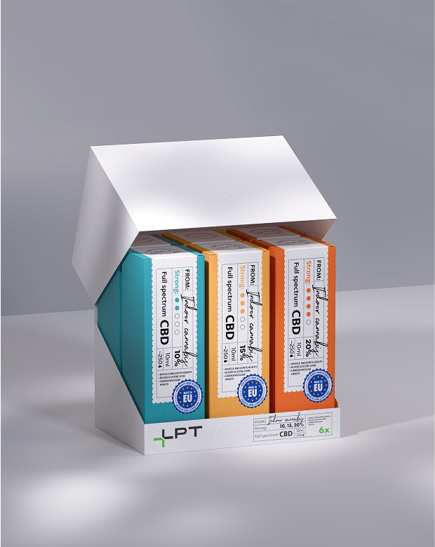 Packaging design for CBD oil