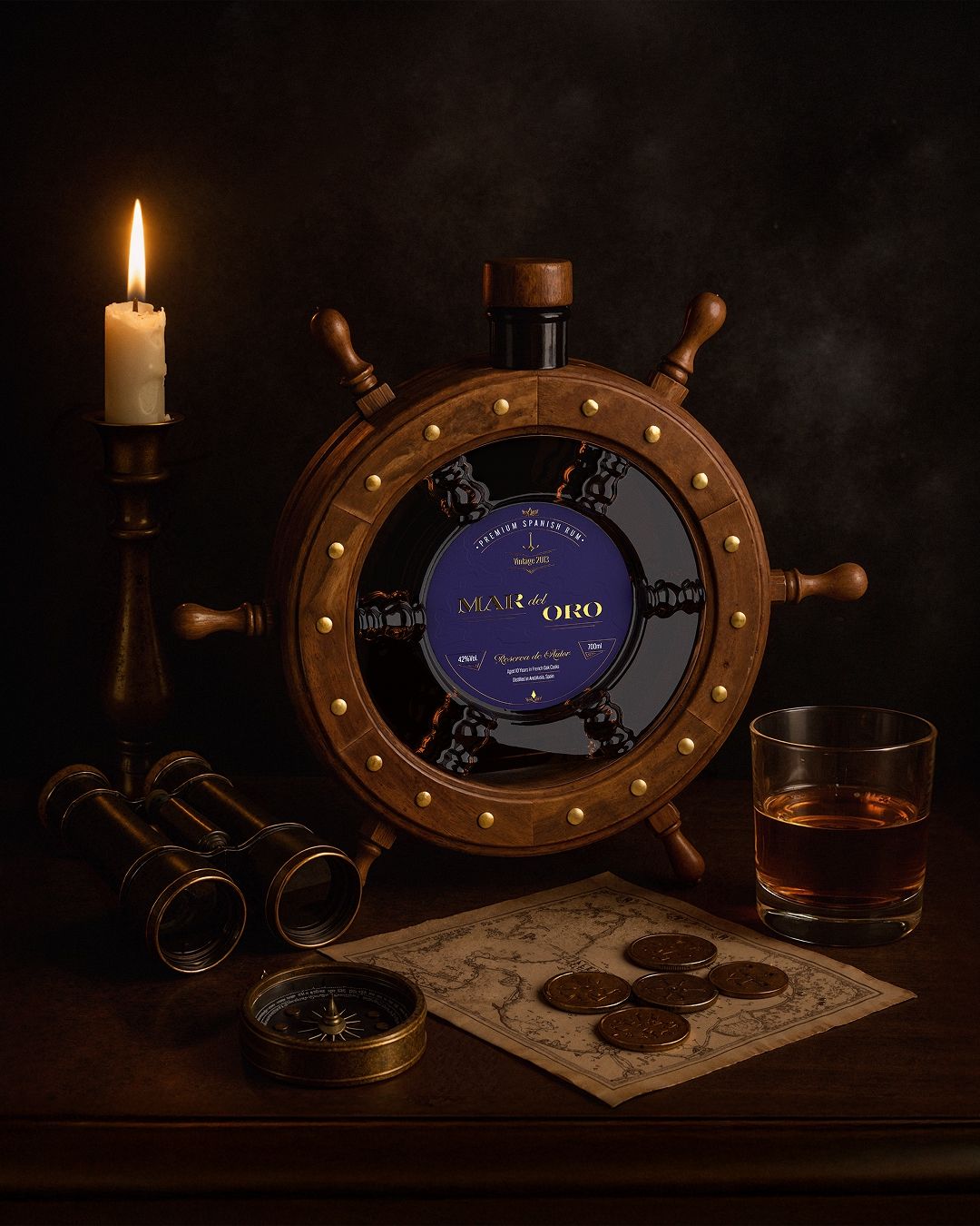 Packaging for a Collectible Rum