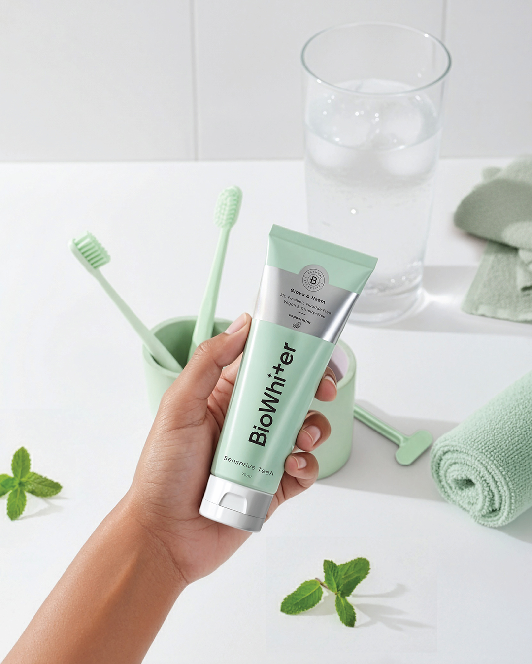 Biowhiter Toothpaste Branding