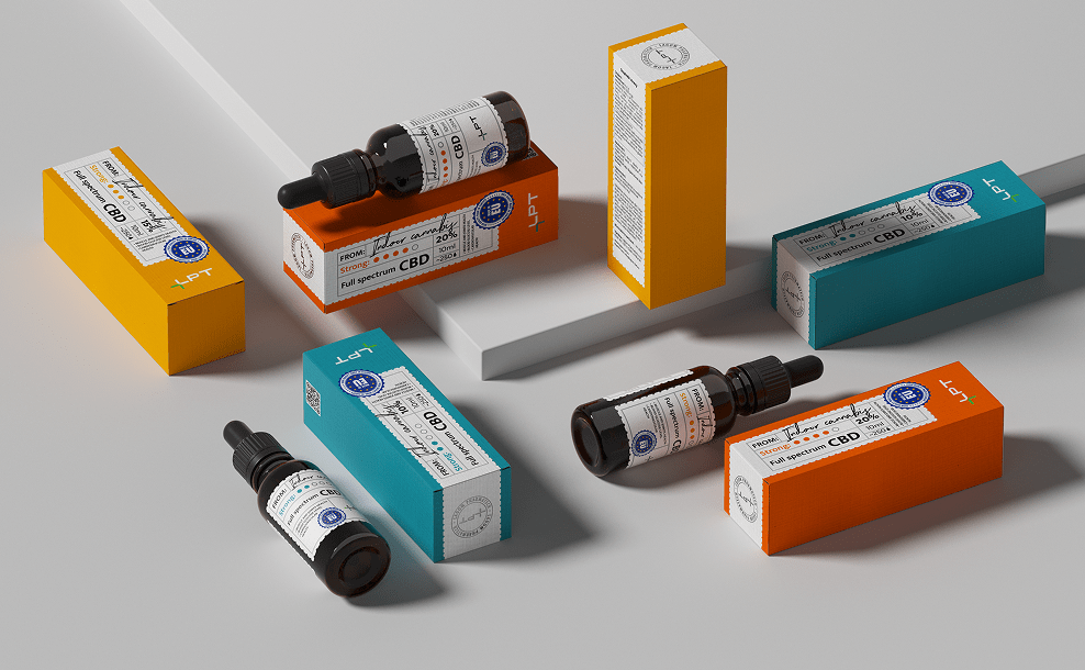 Packaging design for CBD oil