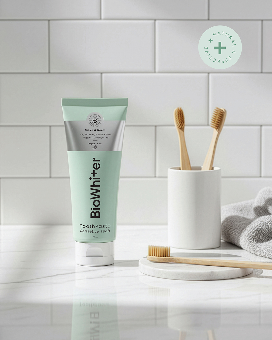 Biowhiter Toothpaste Branding