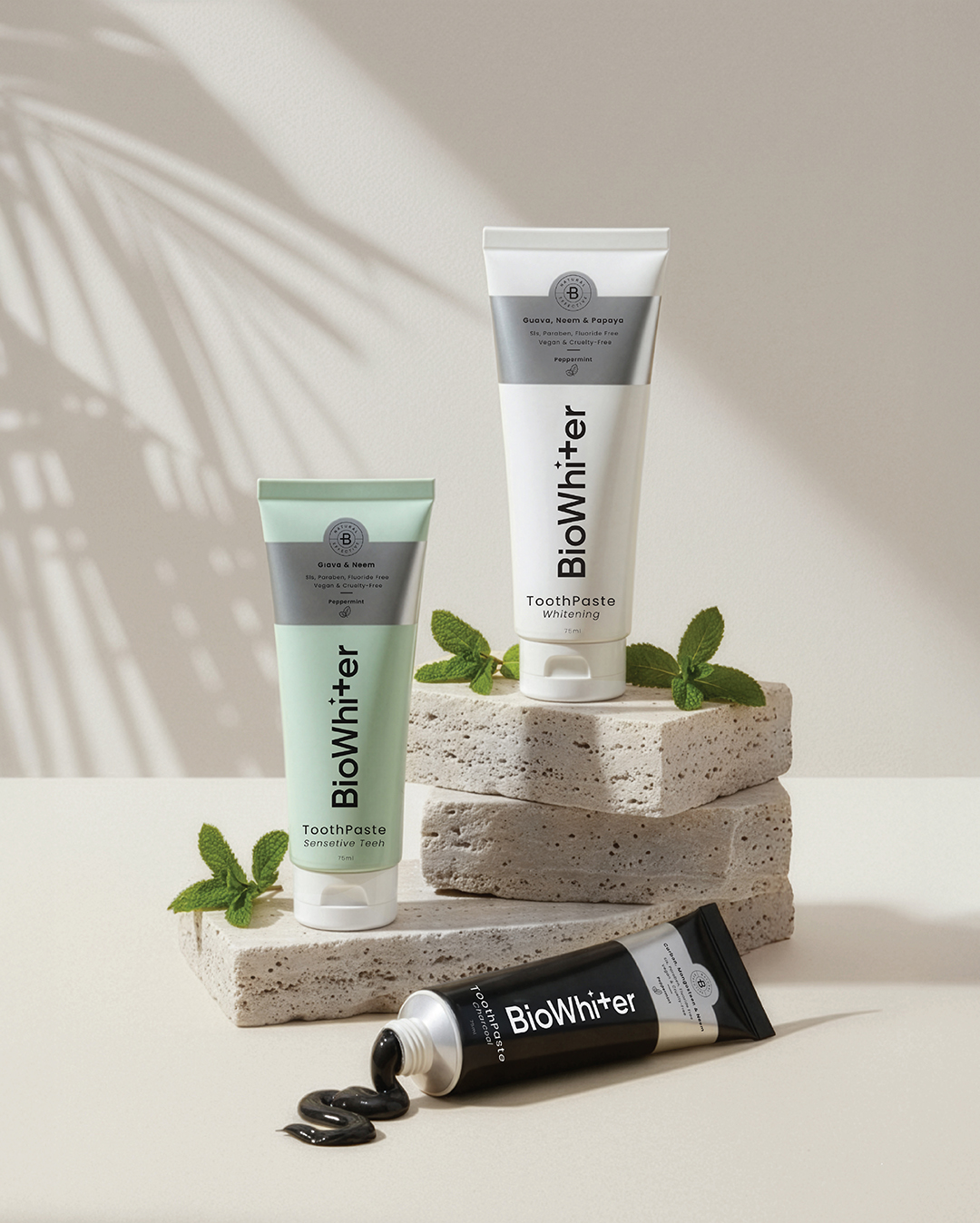 Biowhiter Toothpaste Branding