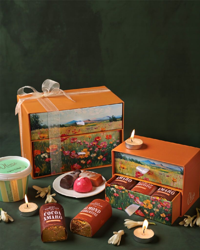 Festive Packaging Design for Olivia