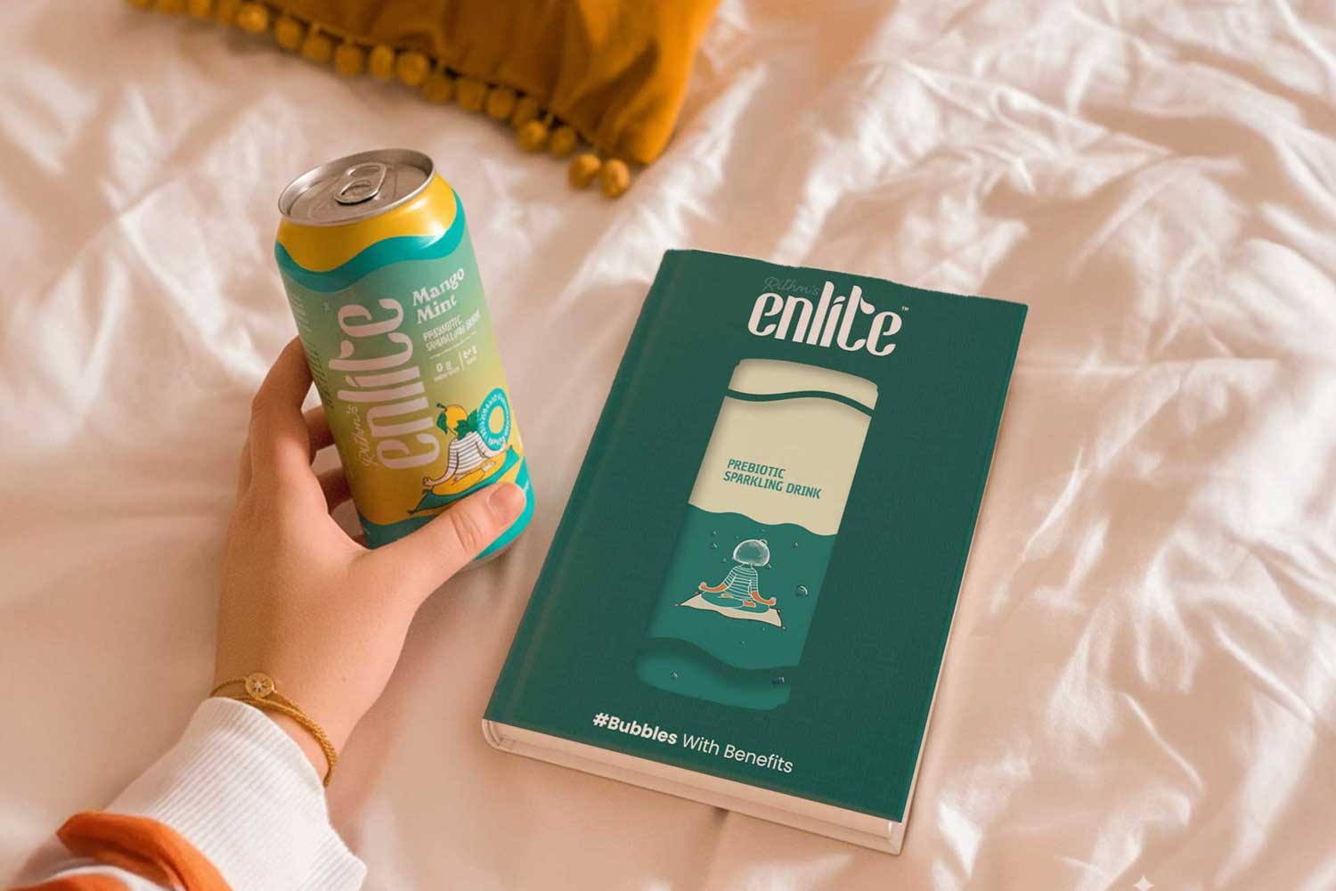 Enlite: Branding & Can Packaging Design