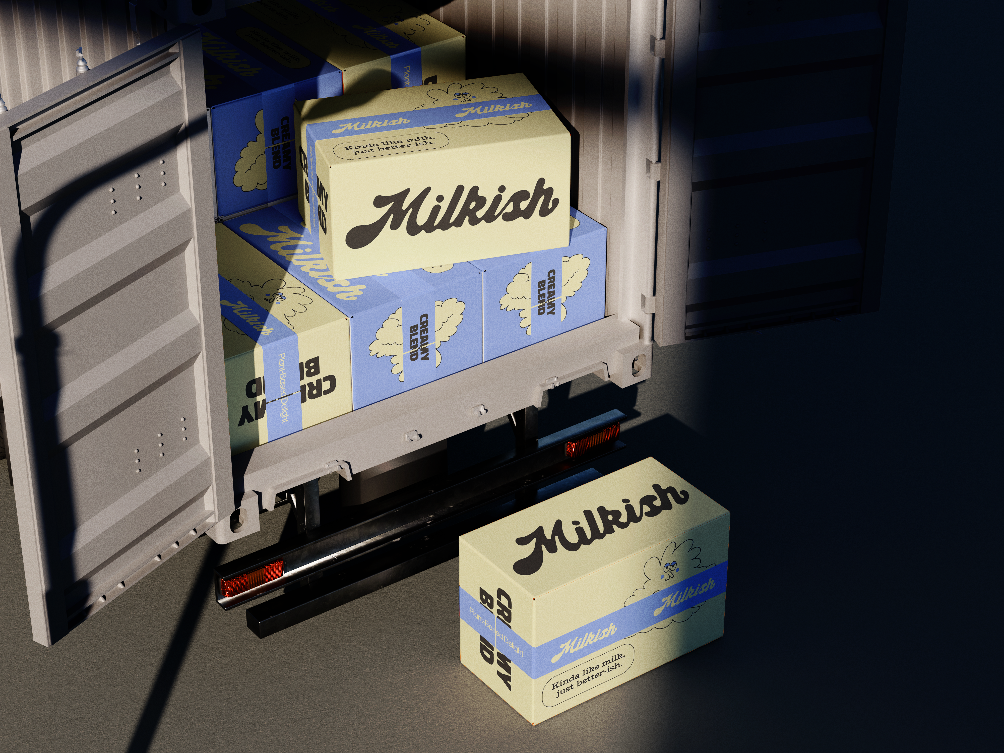Milkish Brand Identity & Packaging