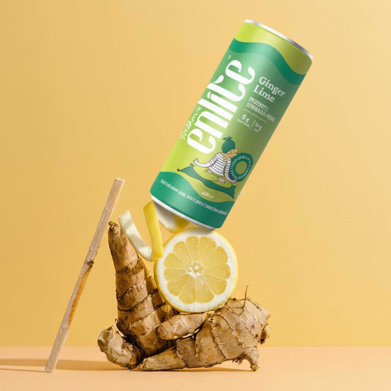 Enlite: Branding & Can Packaging Design
