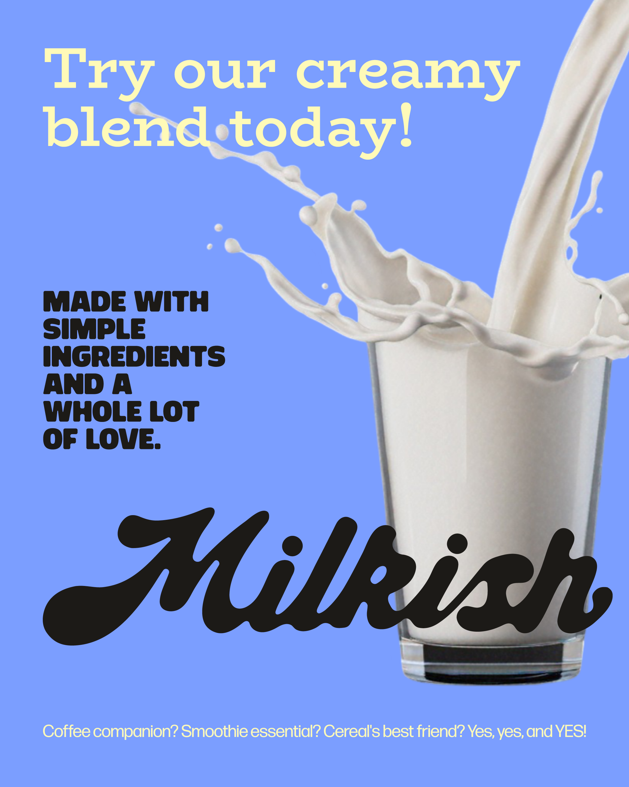 Milkish Brand Identity & Packaging