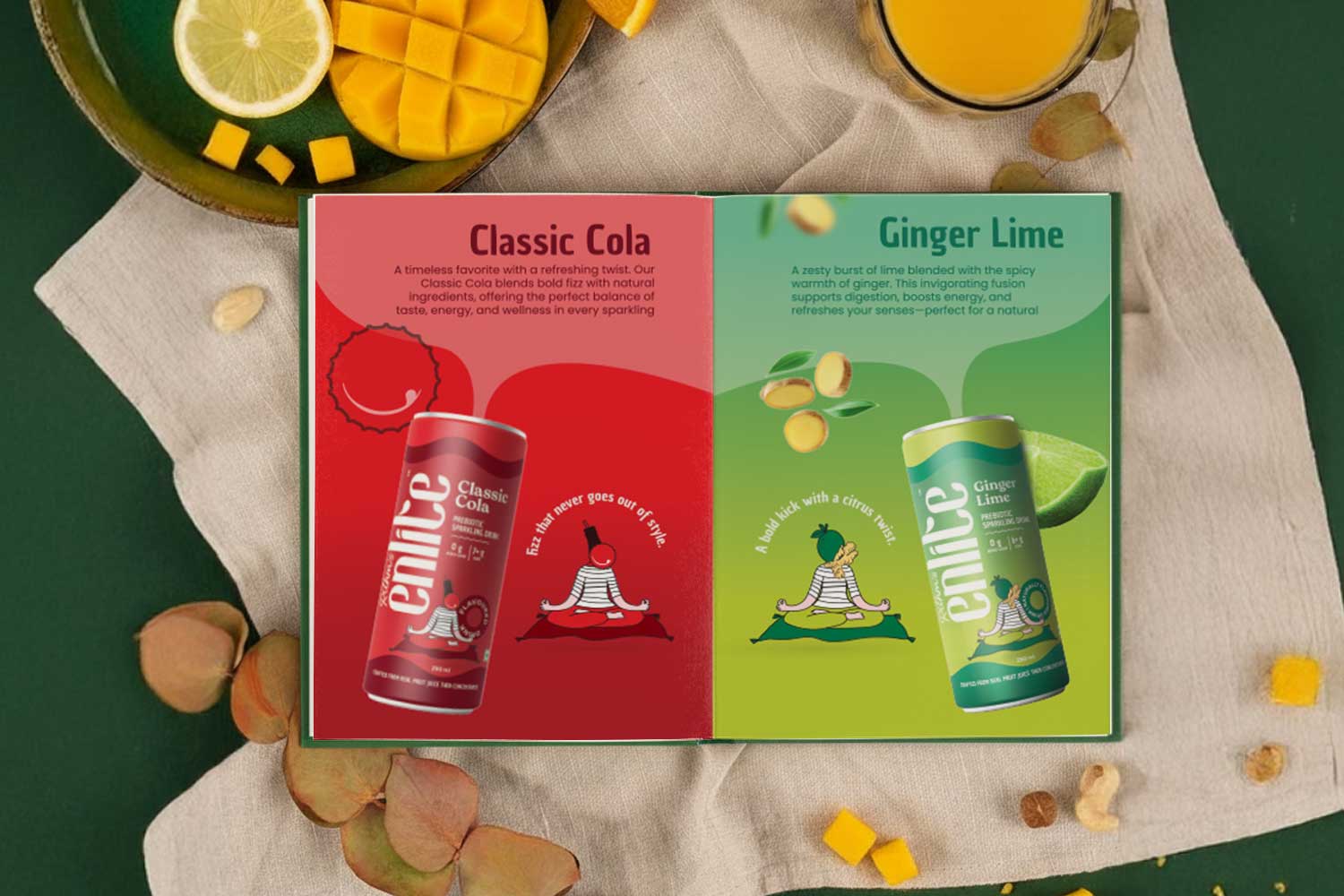 Enlite: Branding & Can Packaging Design