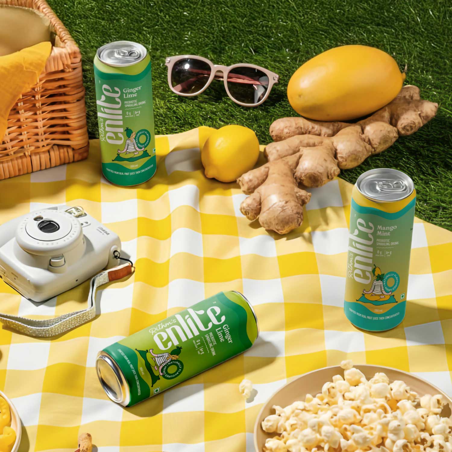 Enlite: Branding & Can Packaging Design