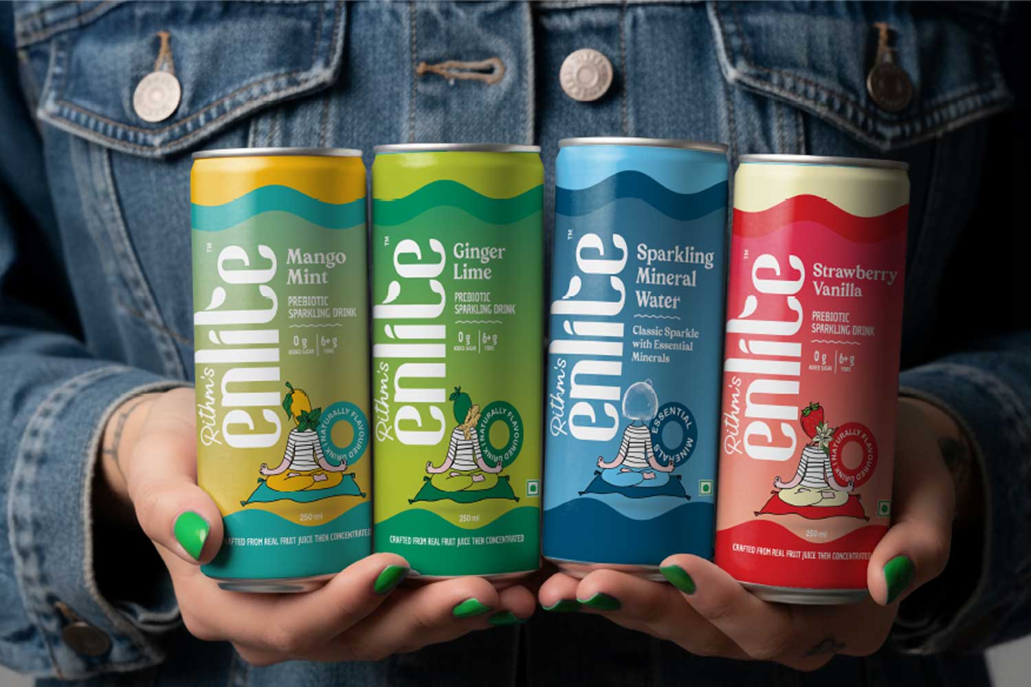 Enlite: Branding & Can Packaging Design