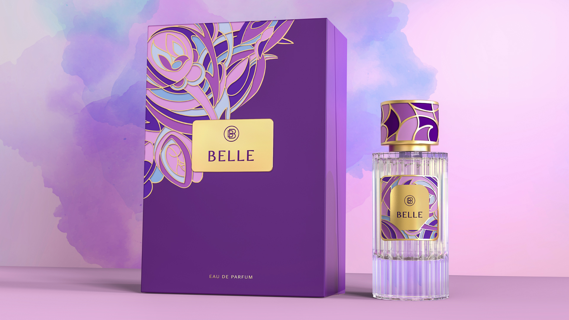 Belle Perfume bottle design