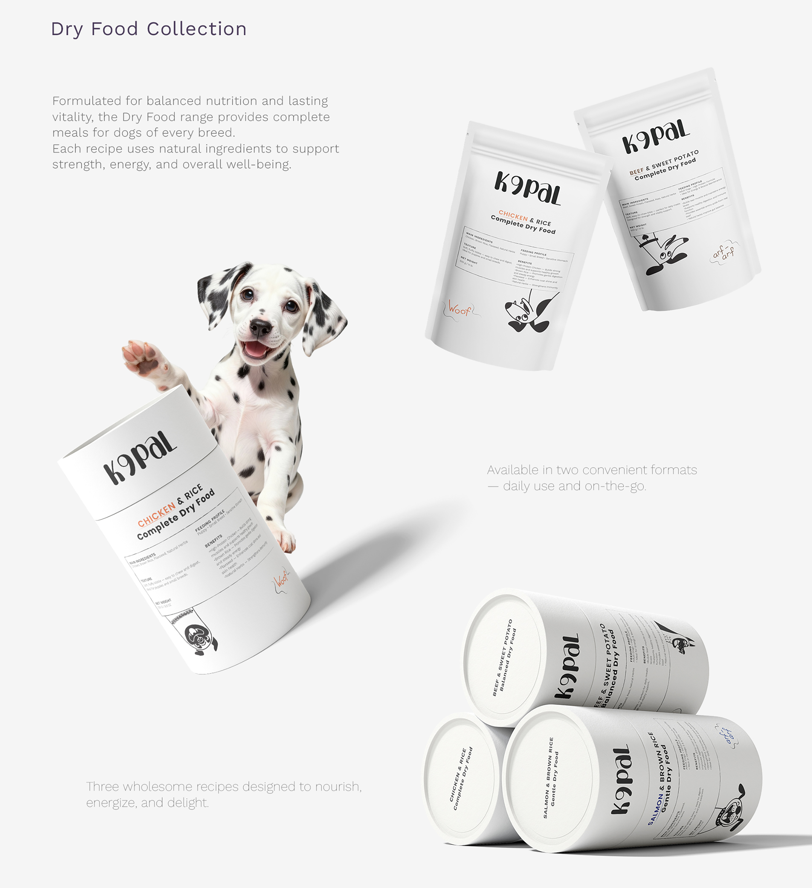 K9pal — Pet Food Branding & Packaging