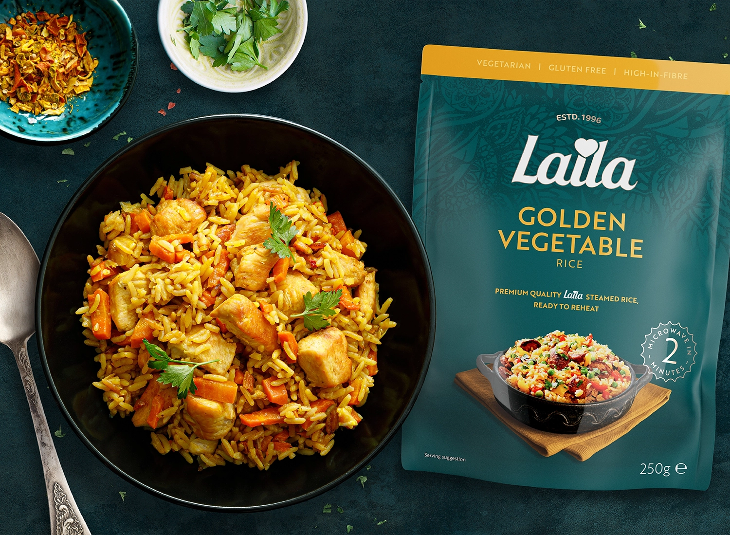 Laila® — scrubbing up rice!