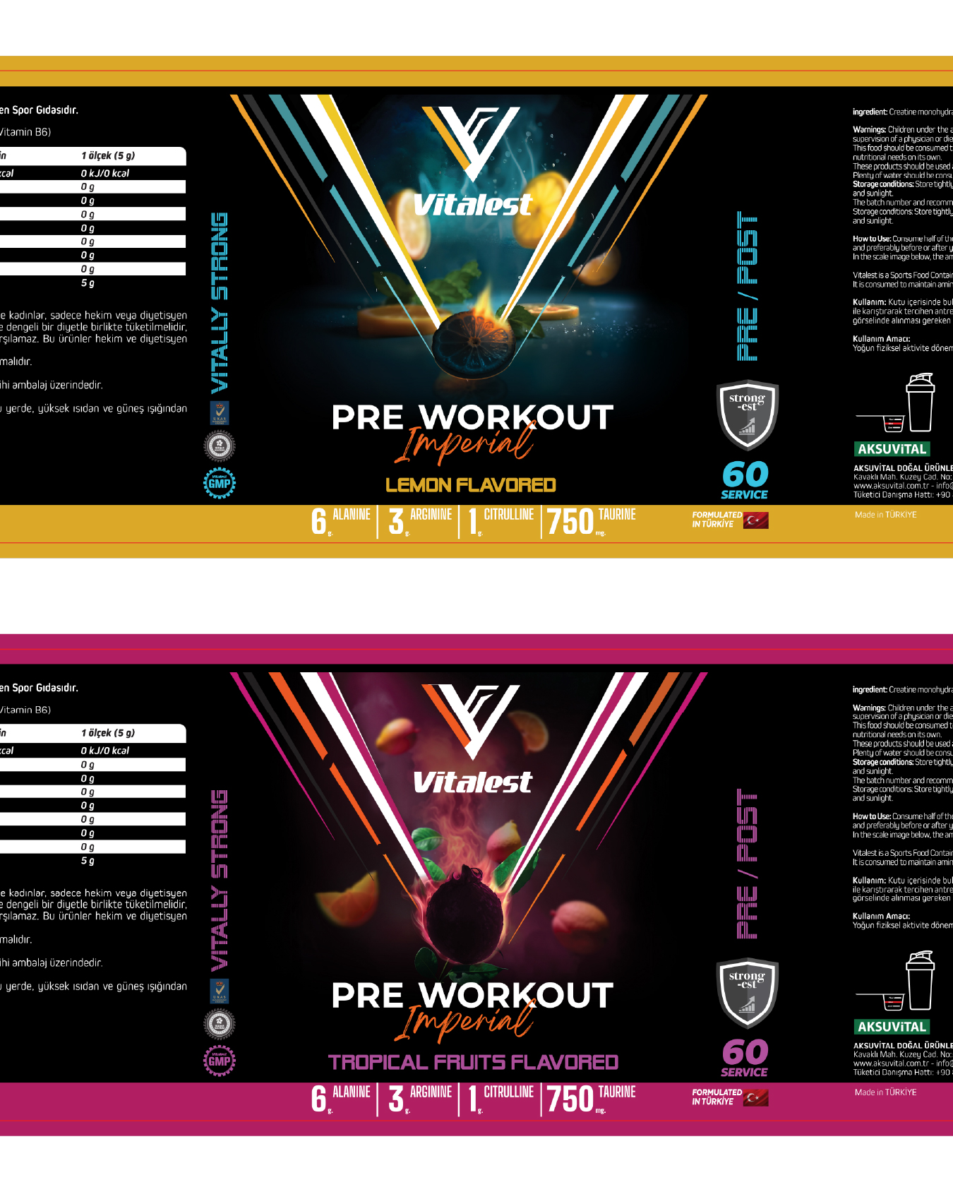Vitalest Pre-workout Imperial