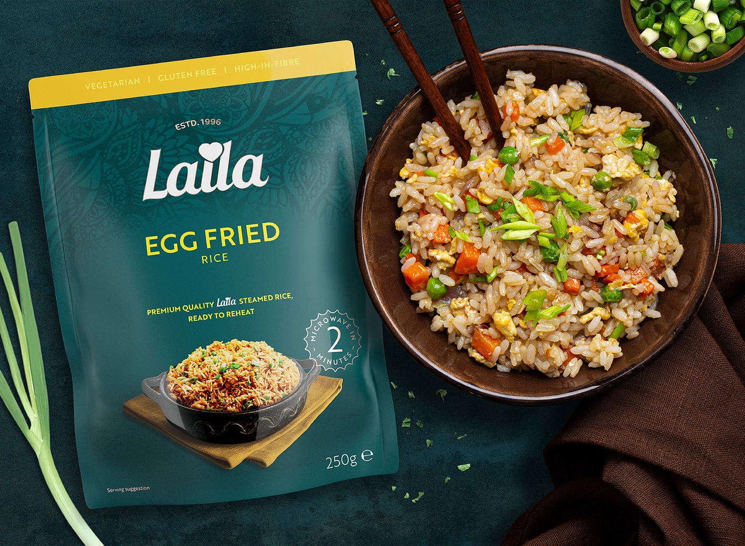 Laila® — scrubbing up rice!