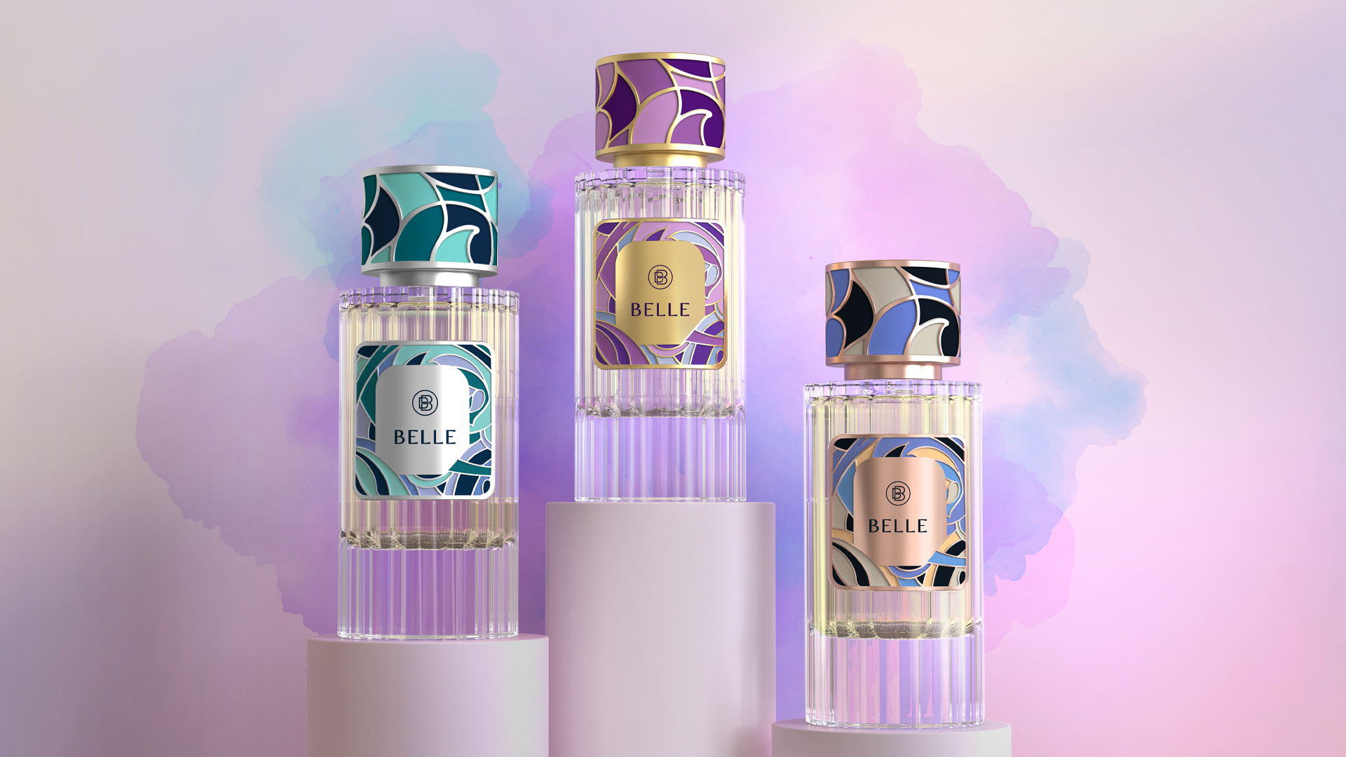 Belle Perfume bottle design