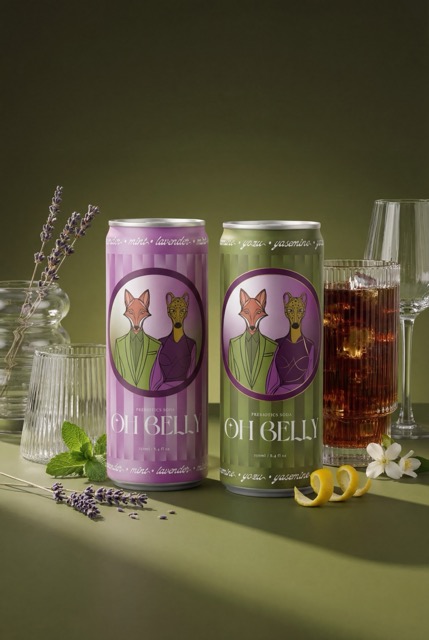 Oh Belly Probiotic Soda