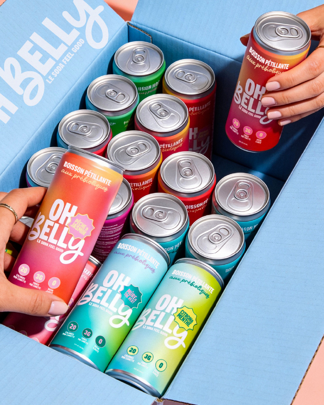Oh Belly — Probiotic Soda Branding