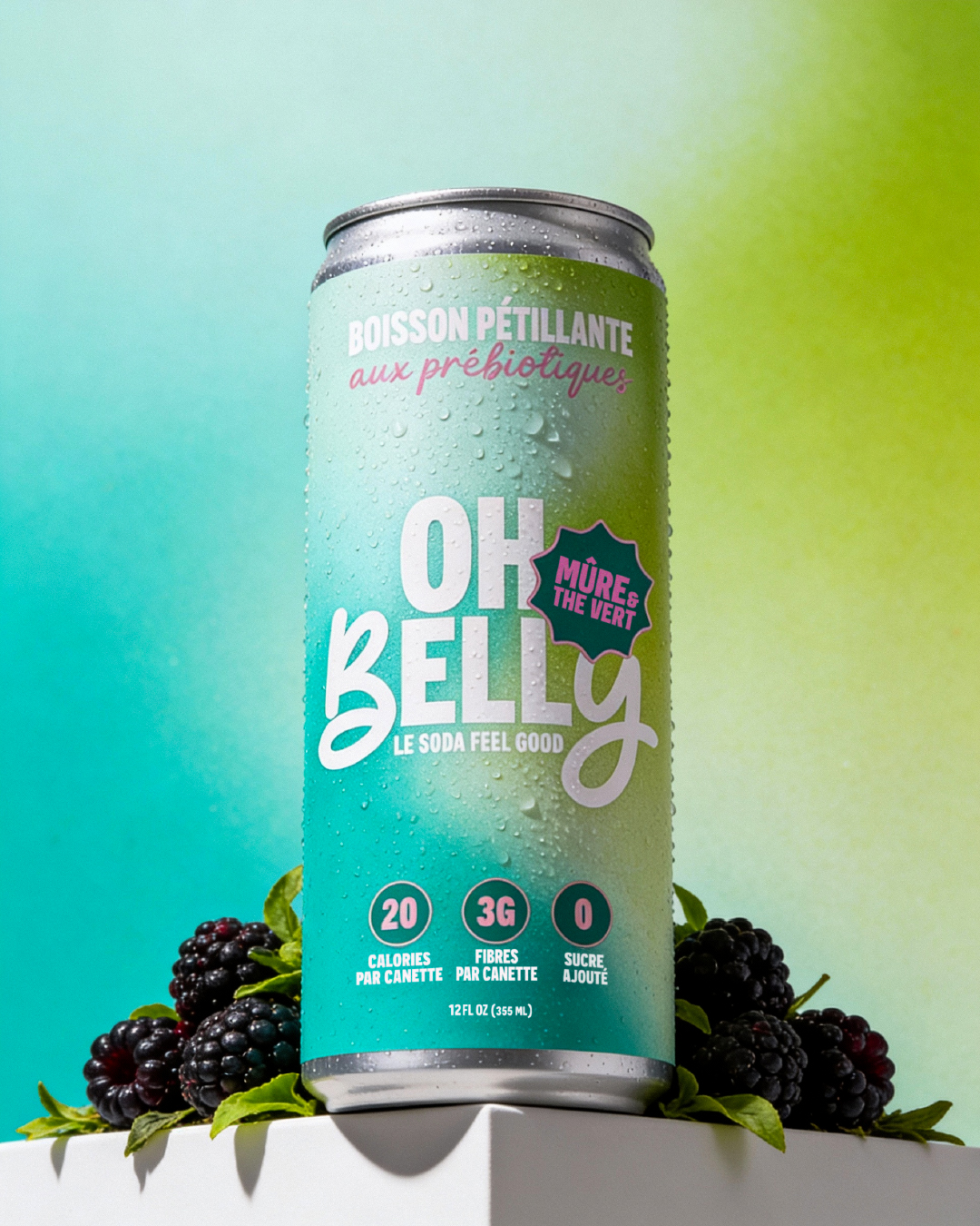 Oh Belly — Probiotic Soda Branding