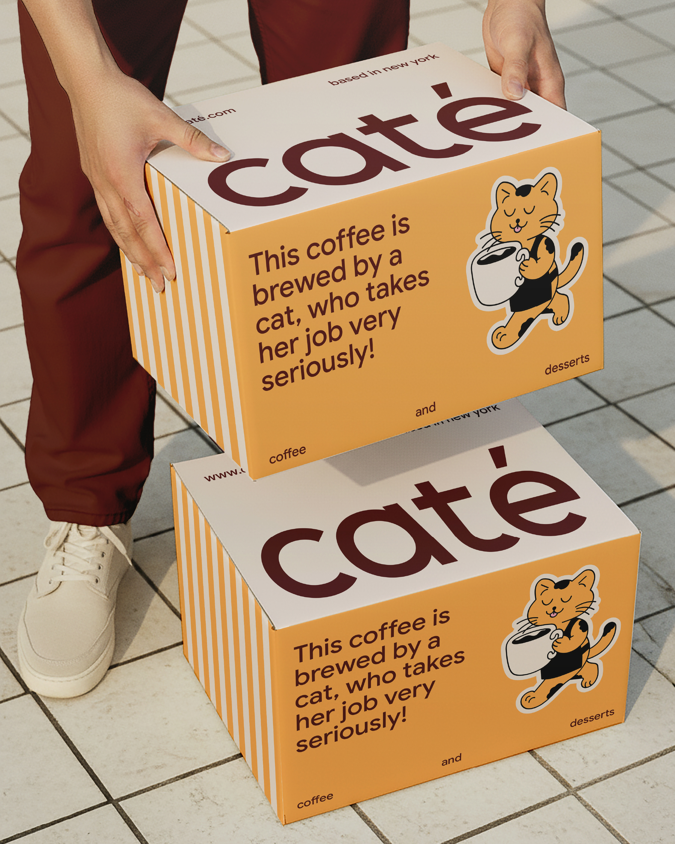 Caté | Café Identity & Packaging