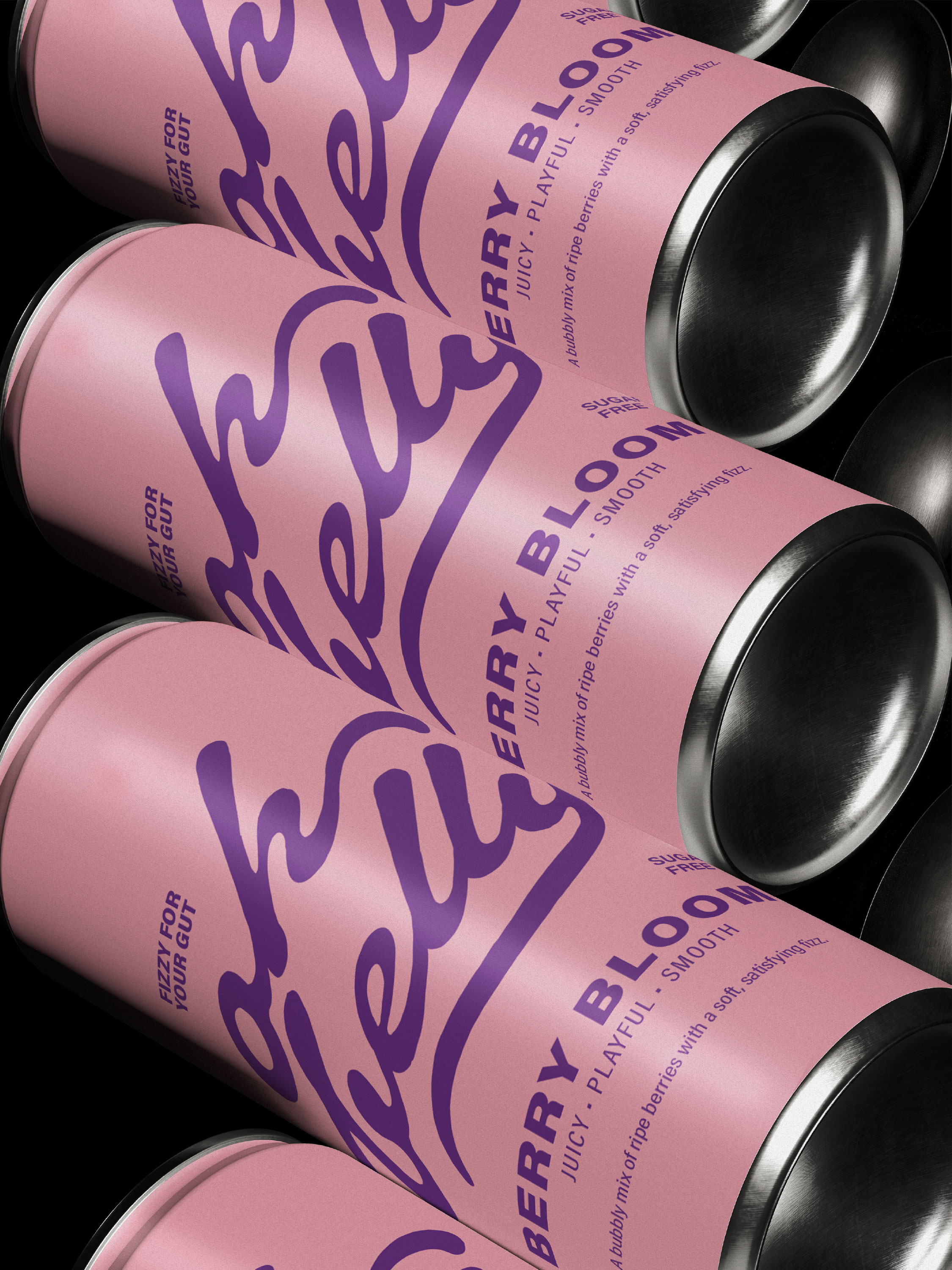 Oh Belly – Probiotic Soda Brand Identity