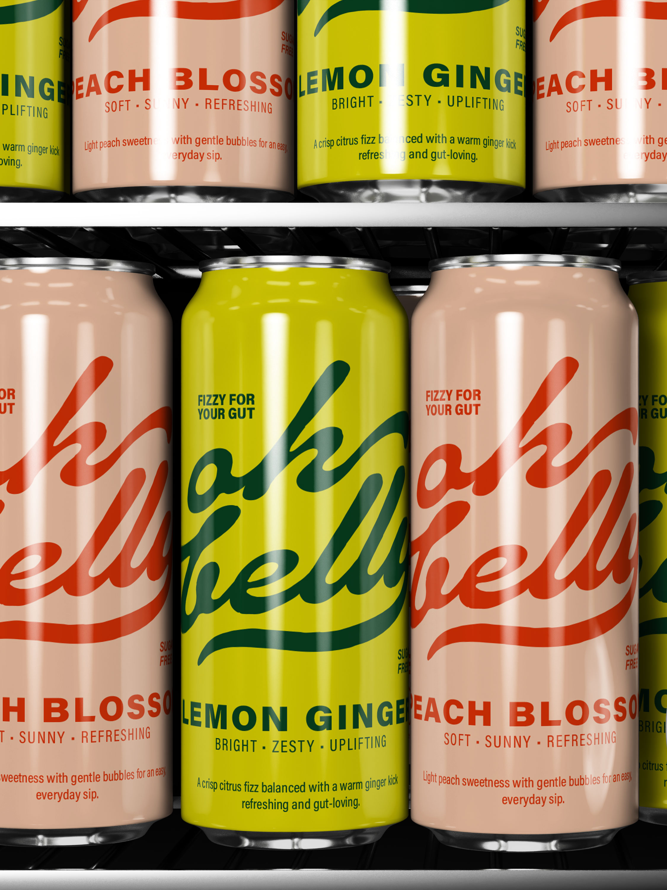 Oh Belly – Probiotic Soda Brand Identity
