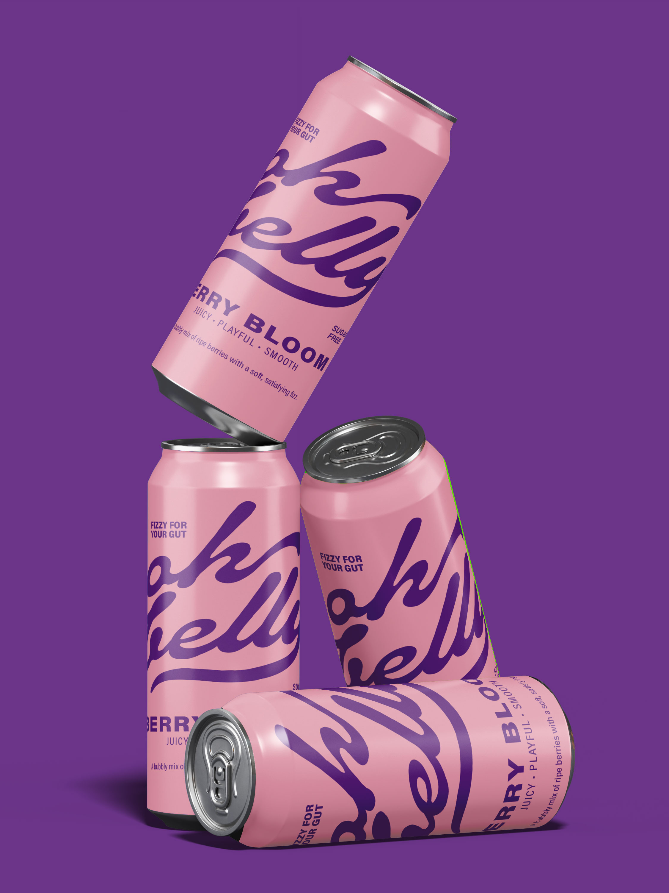 Oh Belly – Probiotic Soda Brand Identity
