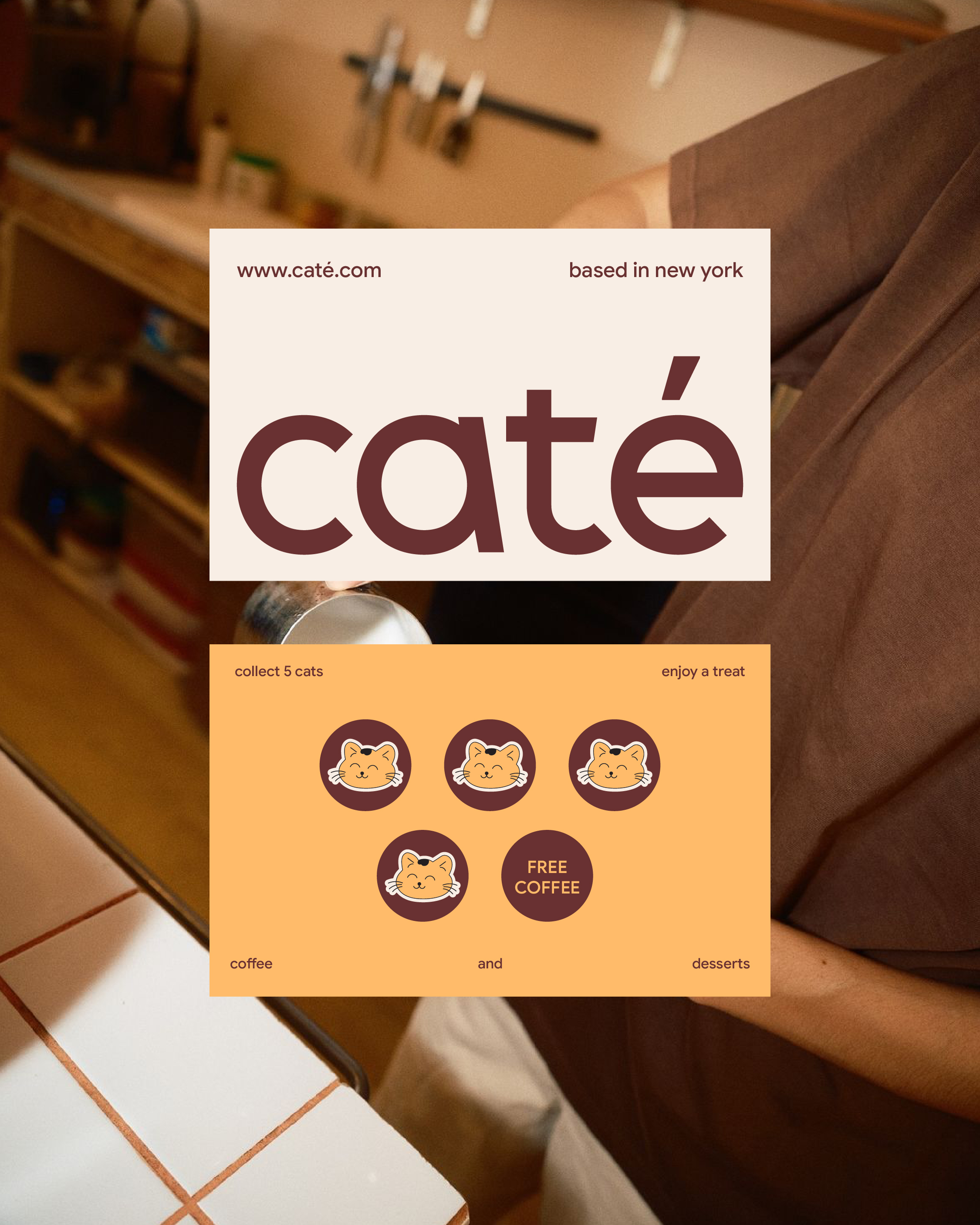 Caté | Café Identity & Packaging