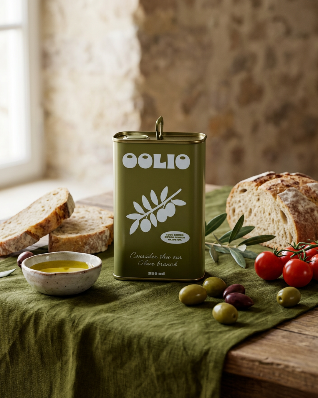 Oolio-Olive Oil Packaging and Identity