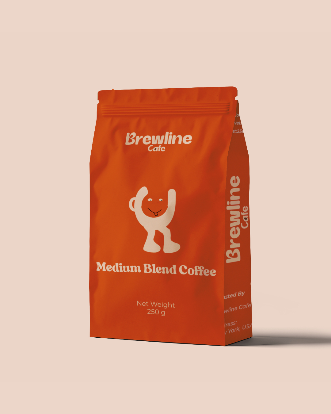 Brewline Cafe Packaging Design