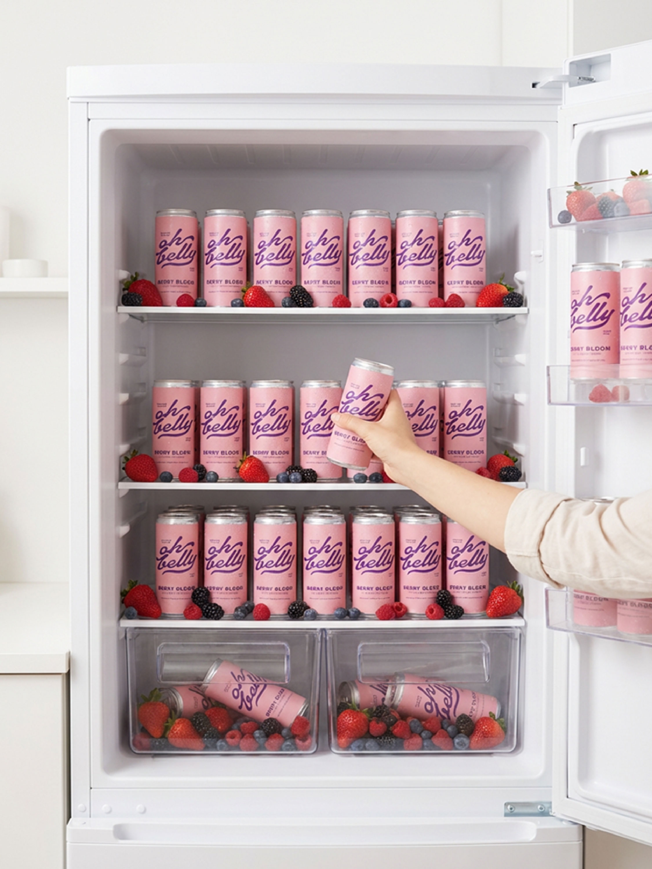 Oh Belly – Probiotic Soda Brand Identity
