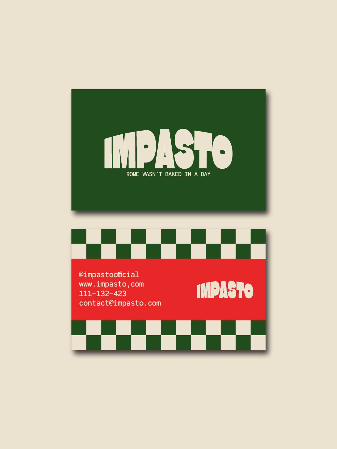 Impasto Pizza Packaging Concept