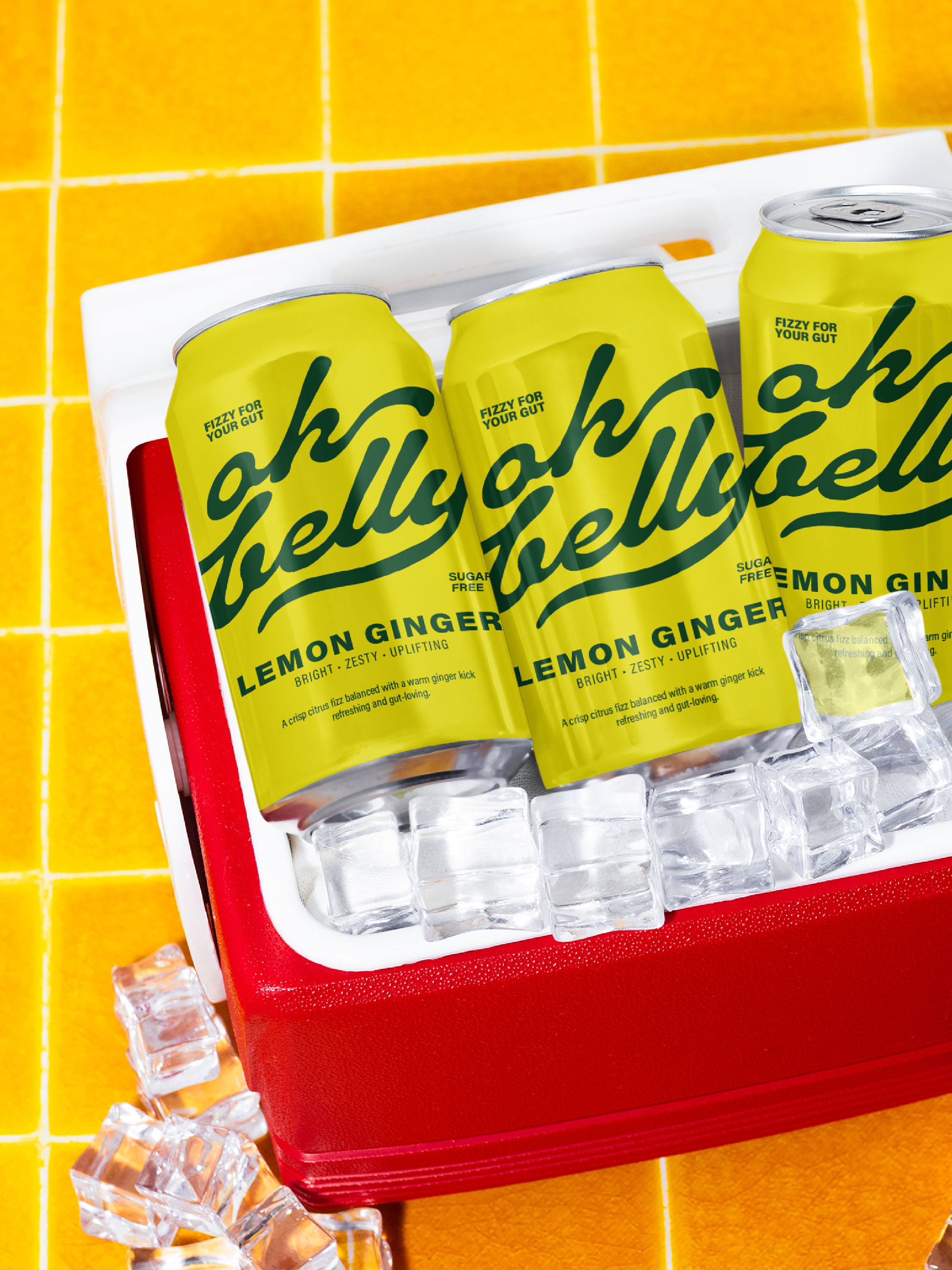 Oh Belly – Probiotic Soda Brand Identity