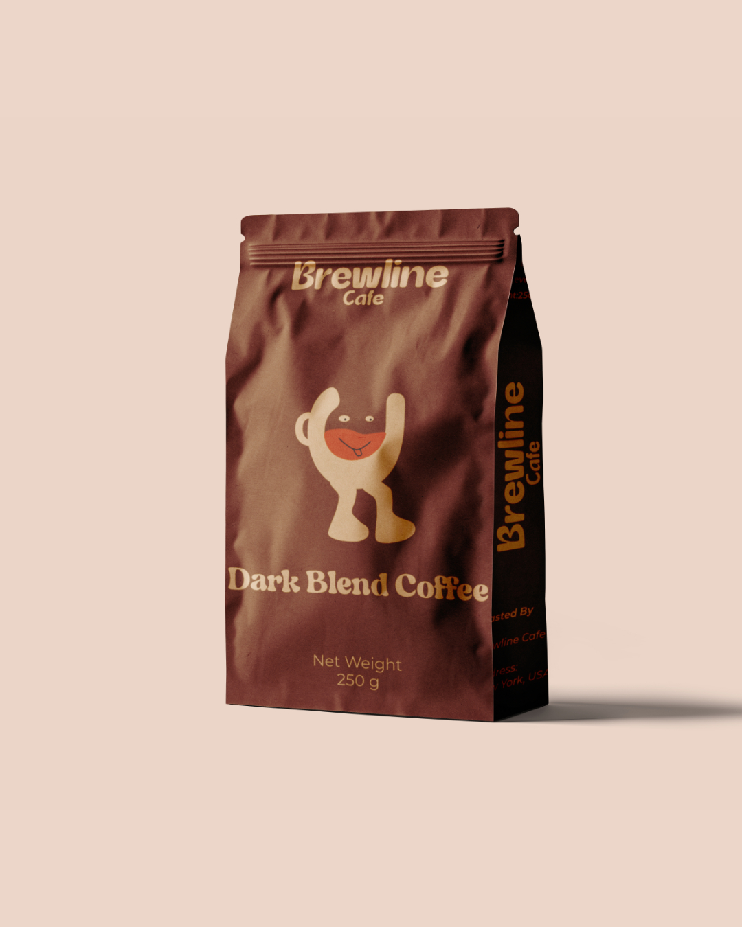 Brewline Cafe Packaging Design