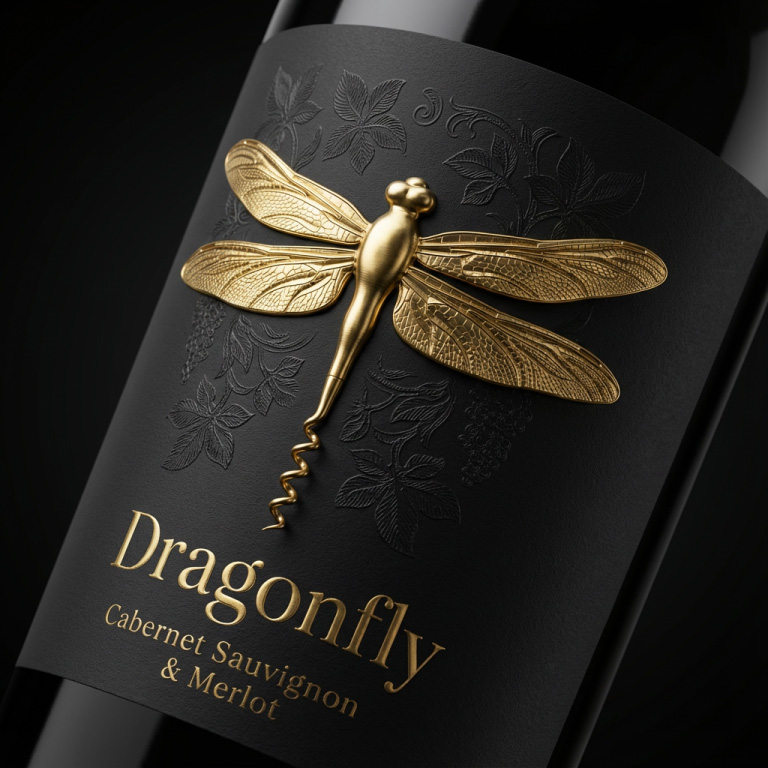 Dragonfly Wine Brand Design
