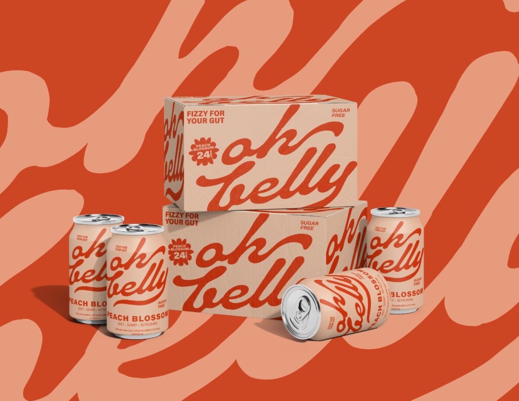 Oh Belly – Probiotic Soda Brand Identity