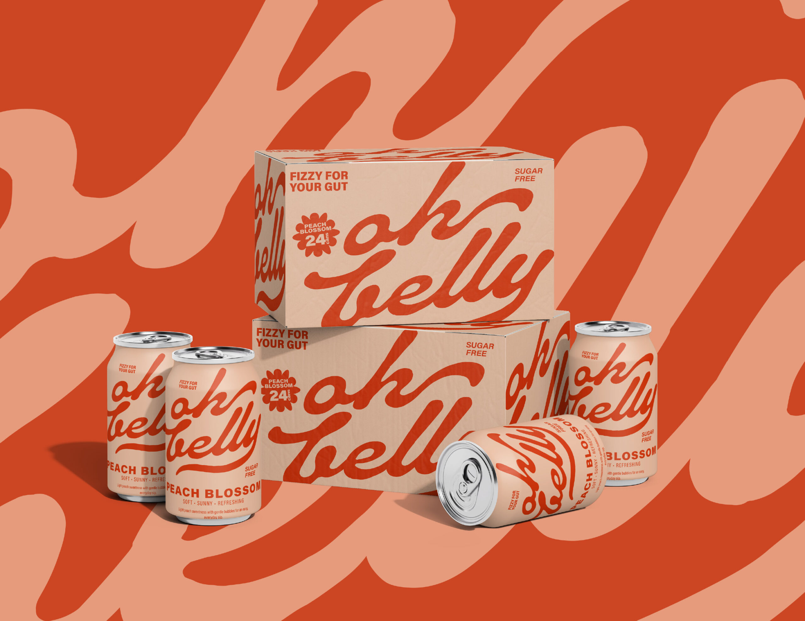 Oh Belly – Probiotic Soda Brand Identity