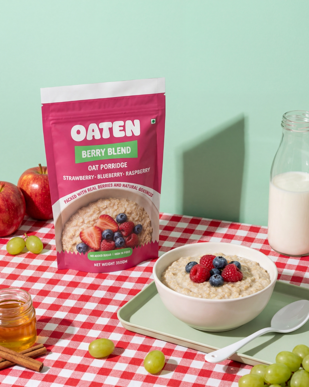 Oaten — Oat Porridge Branding