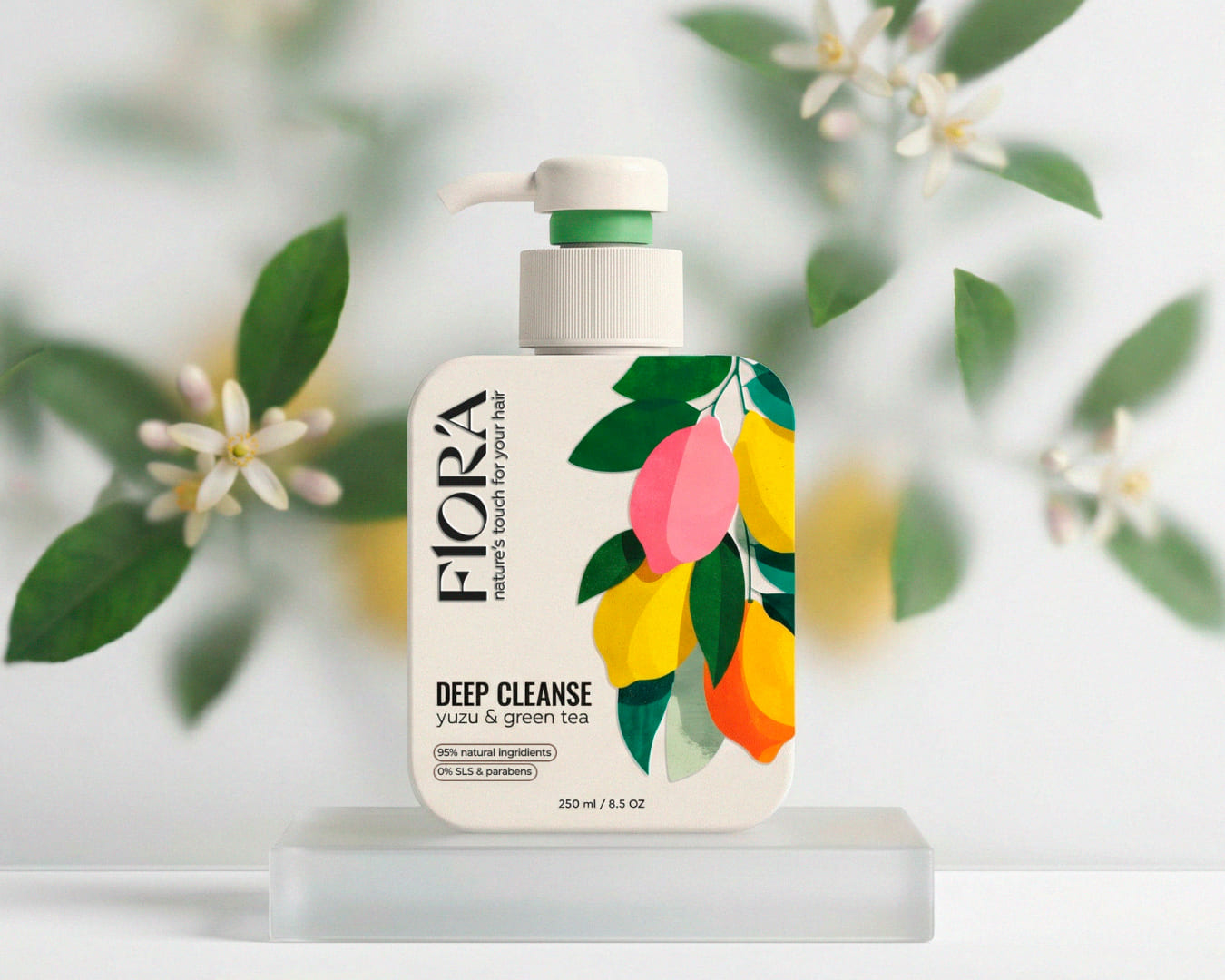 FLORA – shampoo packaging design