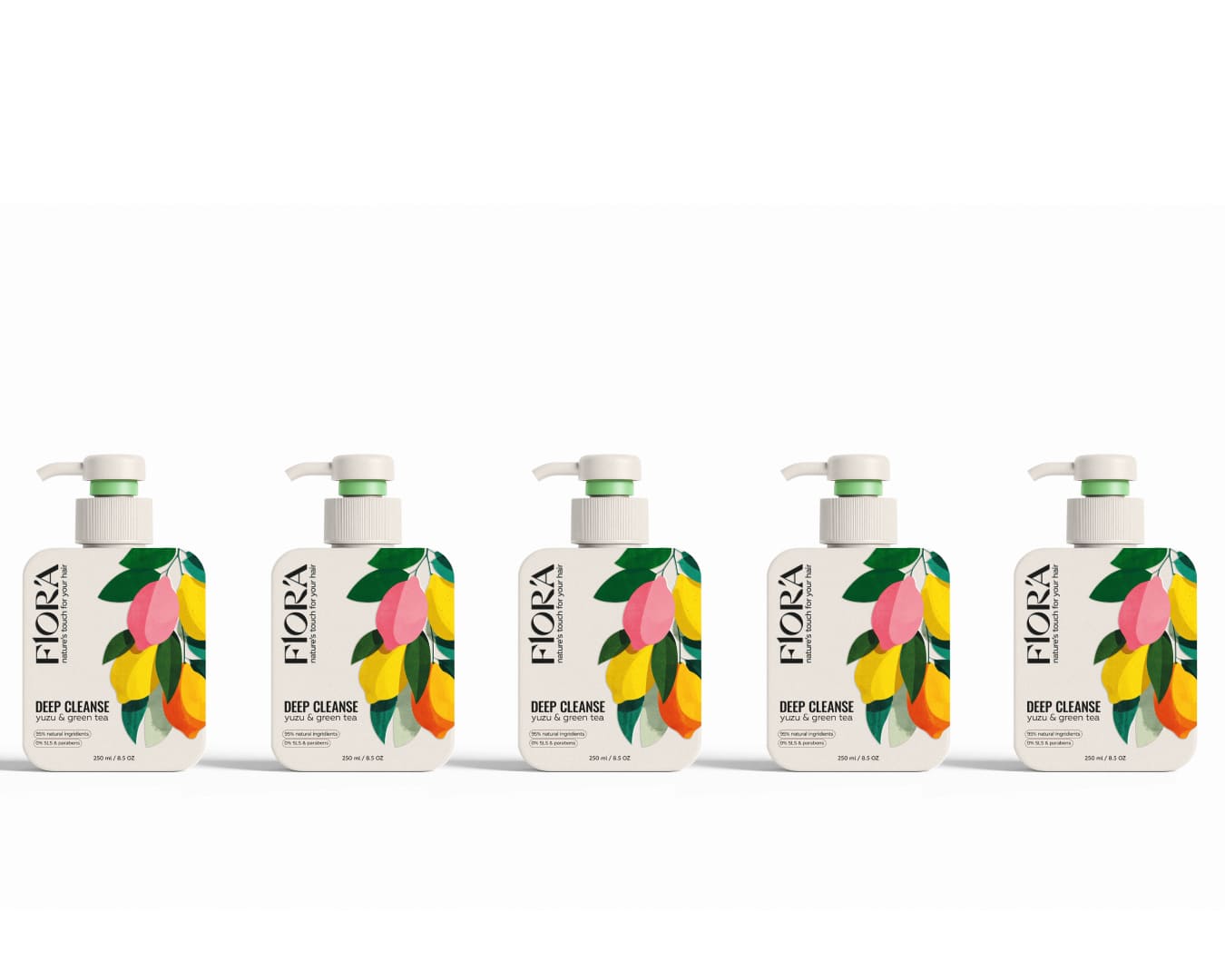 FLORA – shampoo packaging design